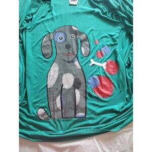 Womens Cardigan Medium Oversized Very Volbrach Batwing Puppy On Inside